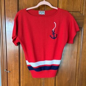 Vintage 80s Keneth Too with Anchor Design